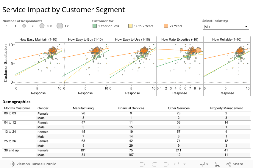 Service Impact by Customer Segment 