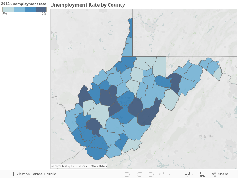 Unemployment Rate by County 