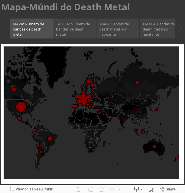 Mapa-Múndi do Death Metal 
